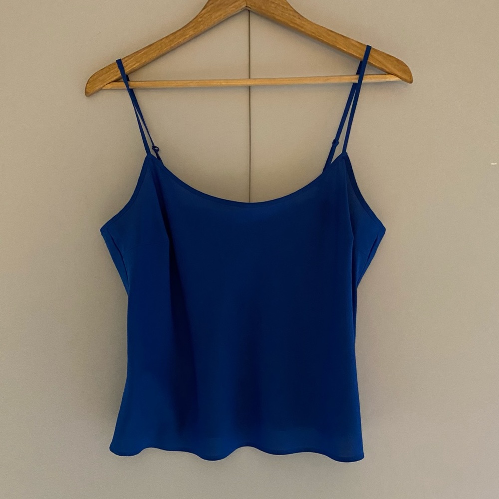 DKNY - Blue Silk Cami - L